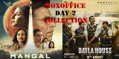 Mission Mangal vs Batla House: Akshay Kumar’s film takes off with Rs 45 crore, John Abraham’s film earns Rs 21cr, day 2 collection.