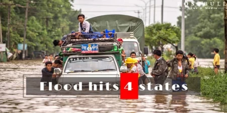 Rains subsided in 4 flood-hit states, Thousands of People rescue to relief camps