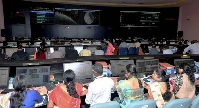 Chandrayaan-2: PM consoles ISRO Chief After it Loses Contact With Lander Vikram at 2.1 km from Moon's Surface
