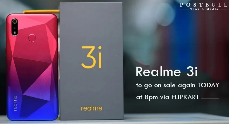 Realme 3i Starts Today at 12pm IST via Flipkart, Realme: Price, Offers, Specifications