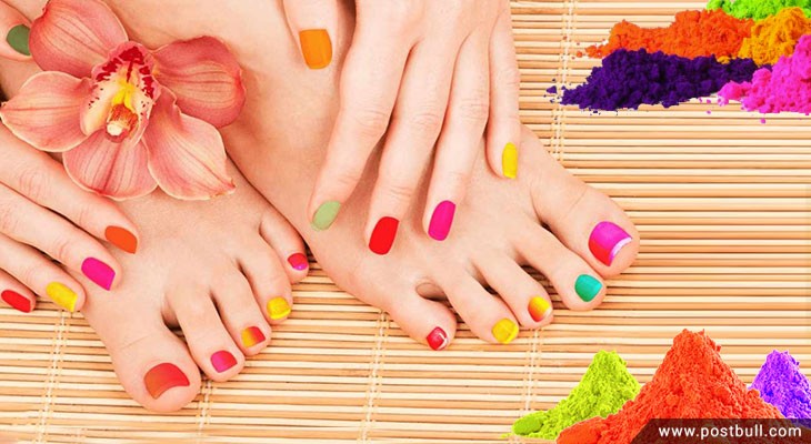 Apply nail polish